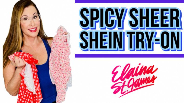 Spicy Sheerish) SHEIN Try-On with Elaina