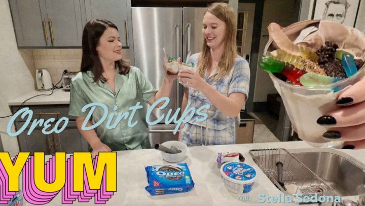 Making Dirt Cups with Dharma Jones and Stella Sedona