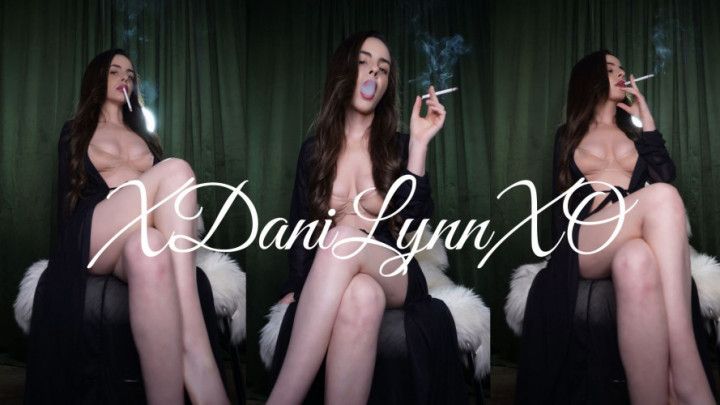 Smoking Bare Legs Crossed