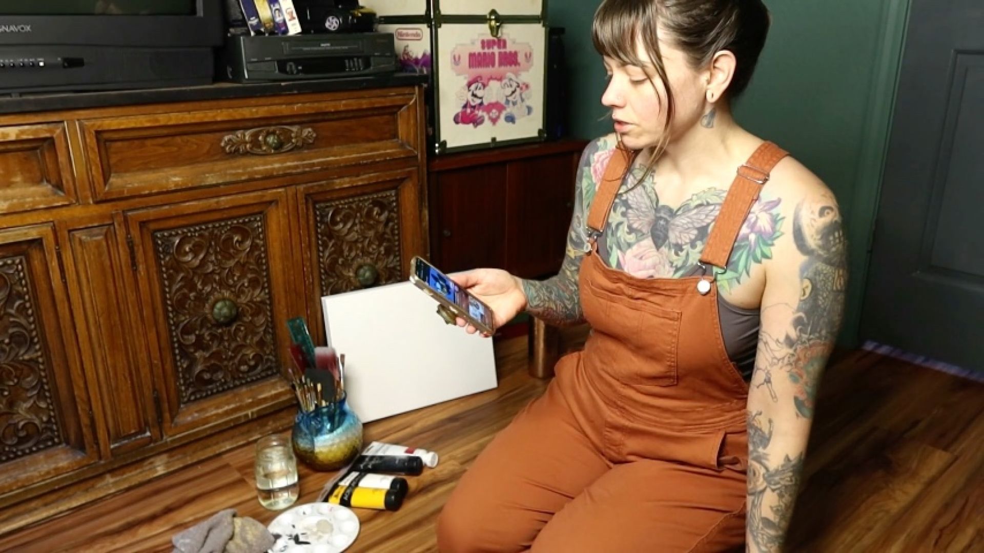 Live Art Lessons From Gassy Teacher