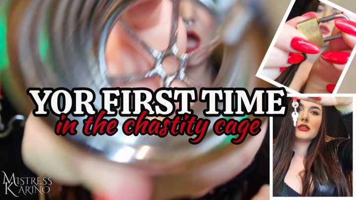 You're Locked Up in Chastity by Mistress Karino - Femdom POV