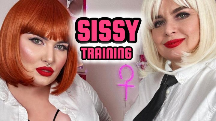 Sissy Training by 2 Dommes POV