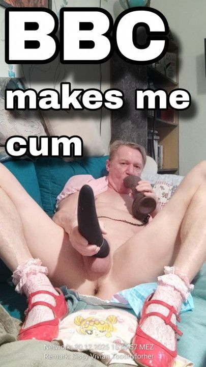 Sissy confession sucking BBC makes me cum