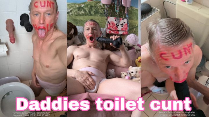 Step-Daddies toilet cunt needs all your love juice