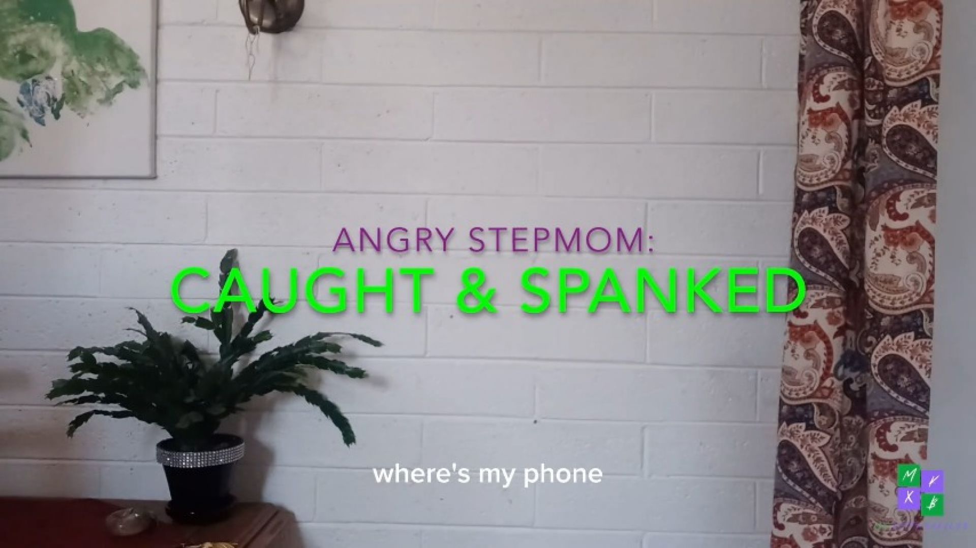 Custom - Spanked by Angry step-mom - Captioned Edition