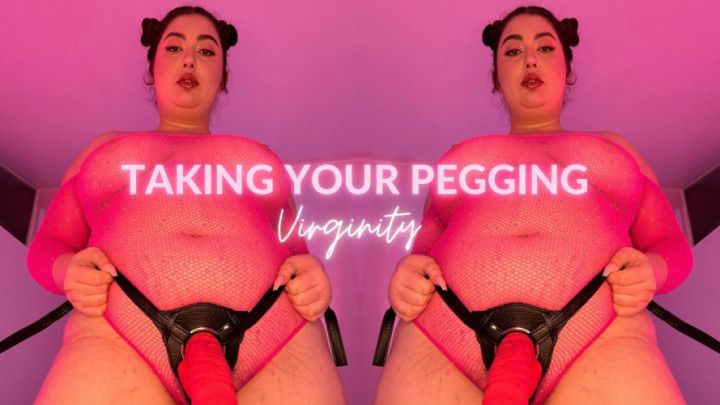 Curvy Goddess Takes Your Pegging Virginity JOI