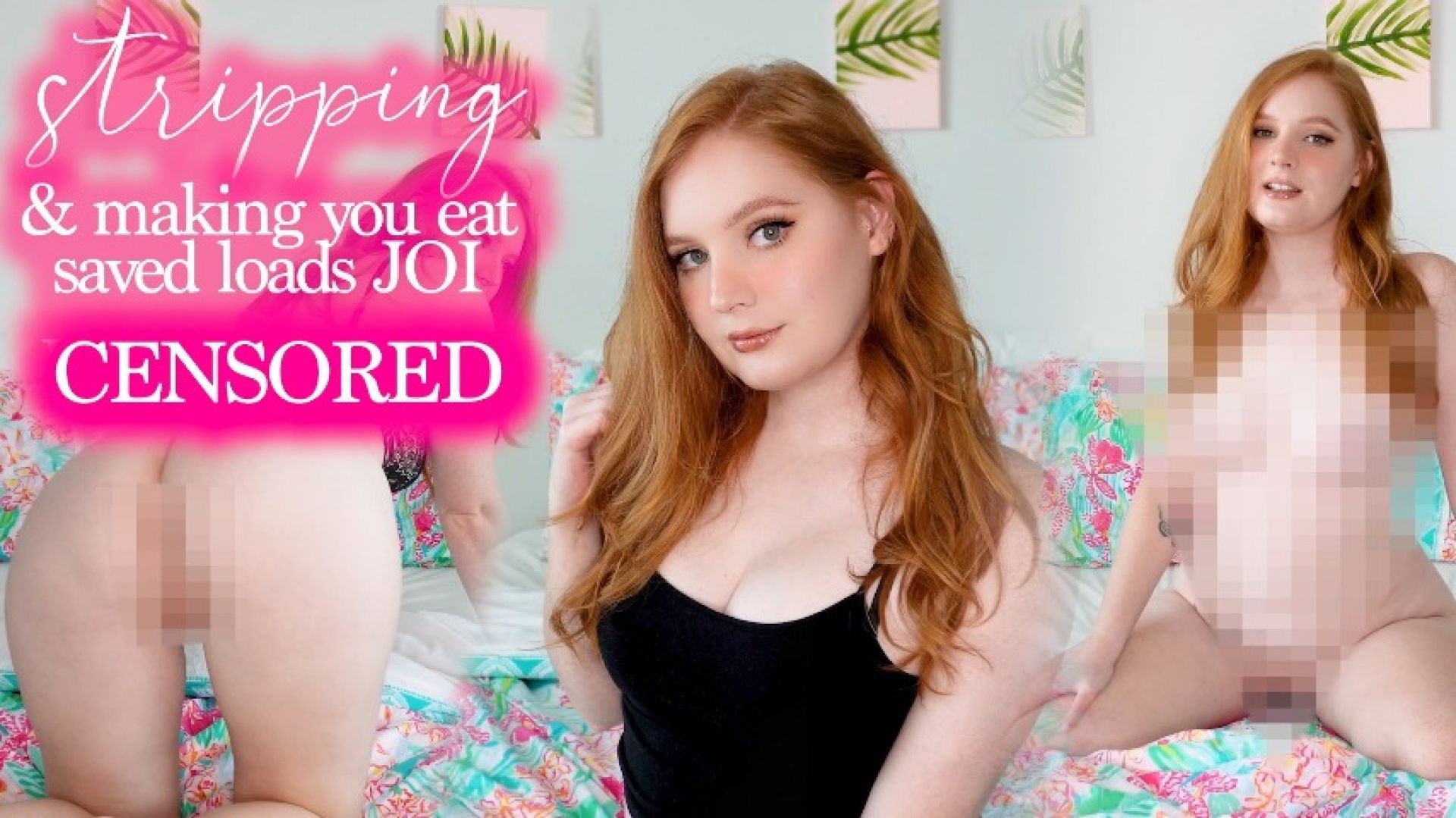 Stripping & Making You Eat Saved Loads JOI CENSORED
