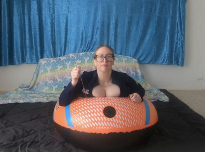 Cop Confiscates And Pops