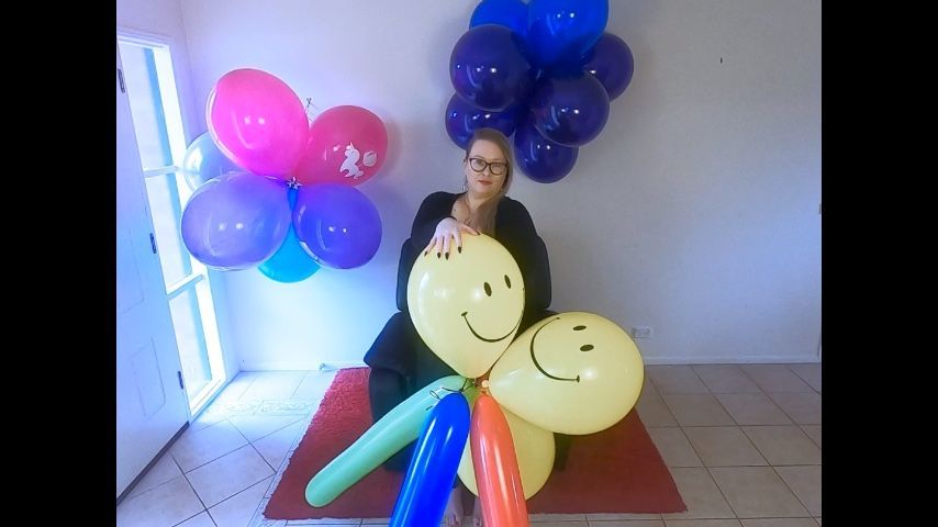 Pretty Balloons and Pointy Nails