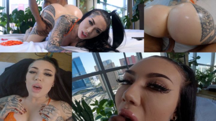 Lacey Jayne makes be bust a huge creampie load