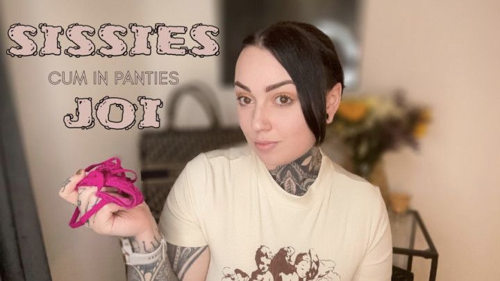 Sissies Cum in Panties JOI