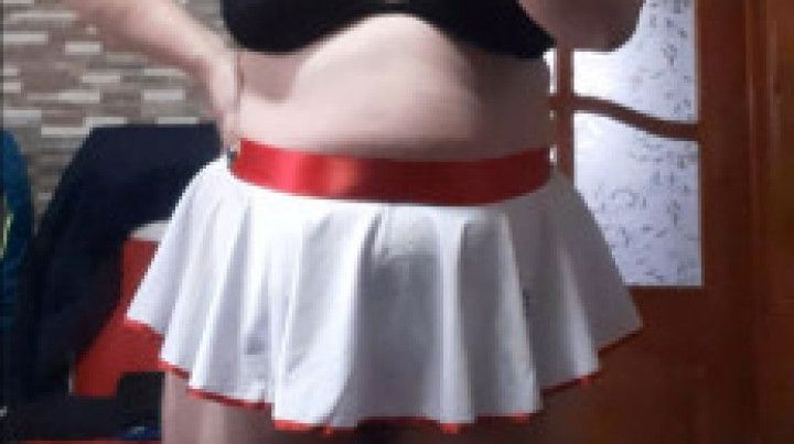 Mini skirt and Marlboro