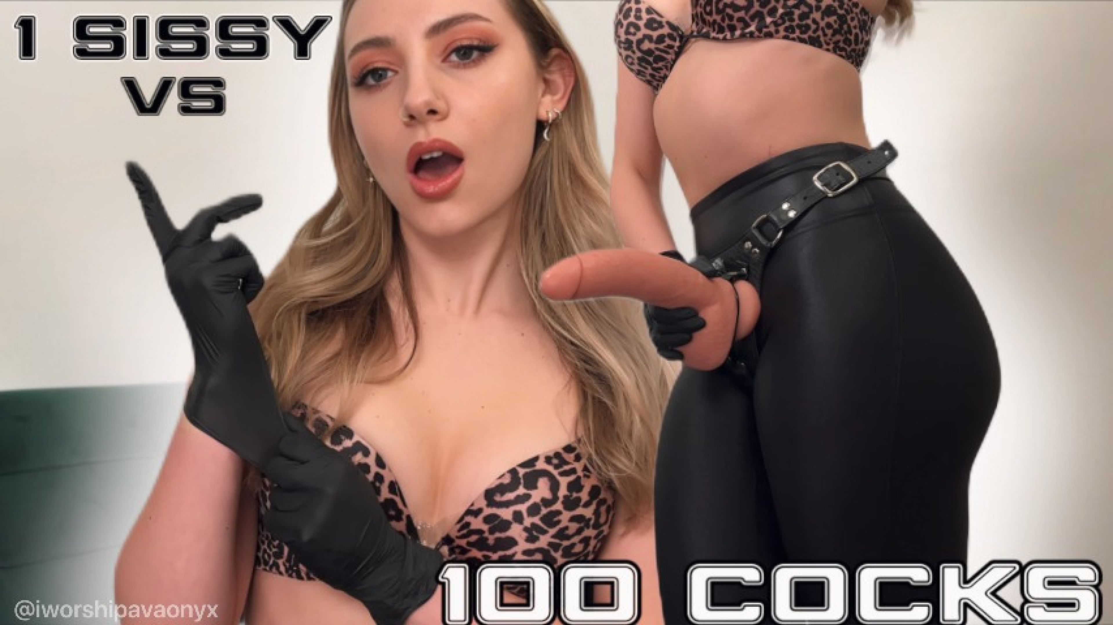 1 Sissy vs 100 Cocks