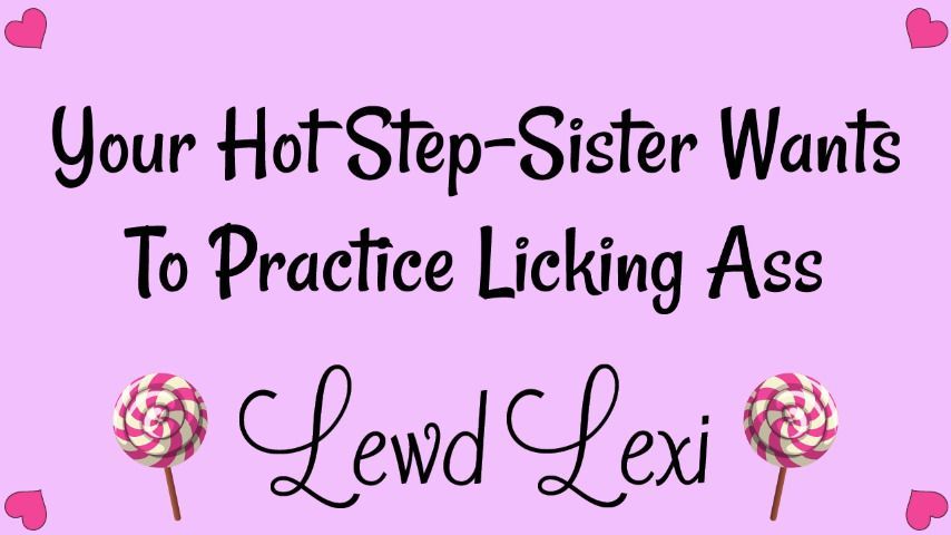 step-Sister Needs To Practice Licking Ass