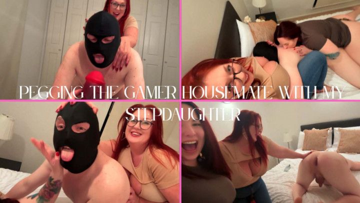 Pegging pathetic gamer with my StepDaughter