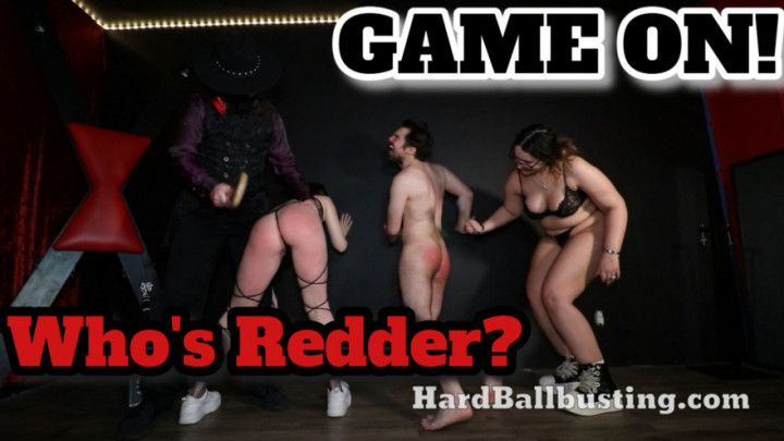 Paddling Competition: Who's Got the Reddest? - Mistress Loow