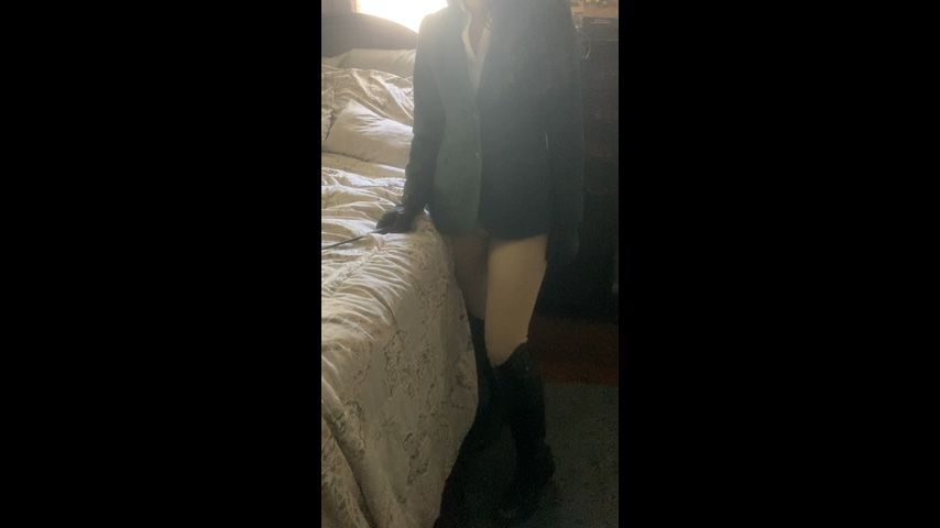 Equestrian JOI with riding boots