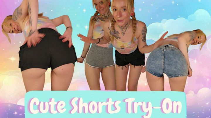 Tiny Shorts Try-On Tease - Can You Handle It? SFW