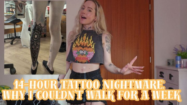 14 Hour Tattoo Nightmare  Why I Couldn't Walk for a Week