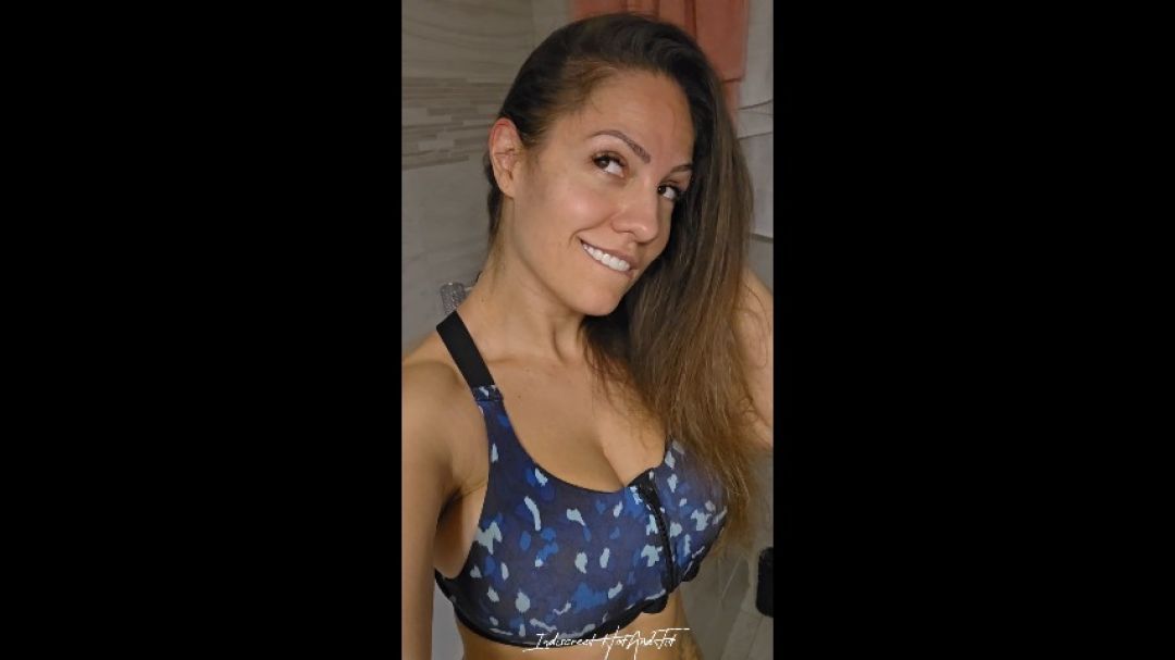 F0009. MILF blow-drying her hair