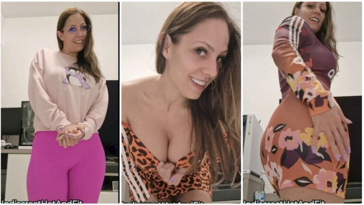 0146. Modelling step-mommy ends up riding my cock