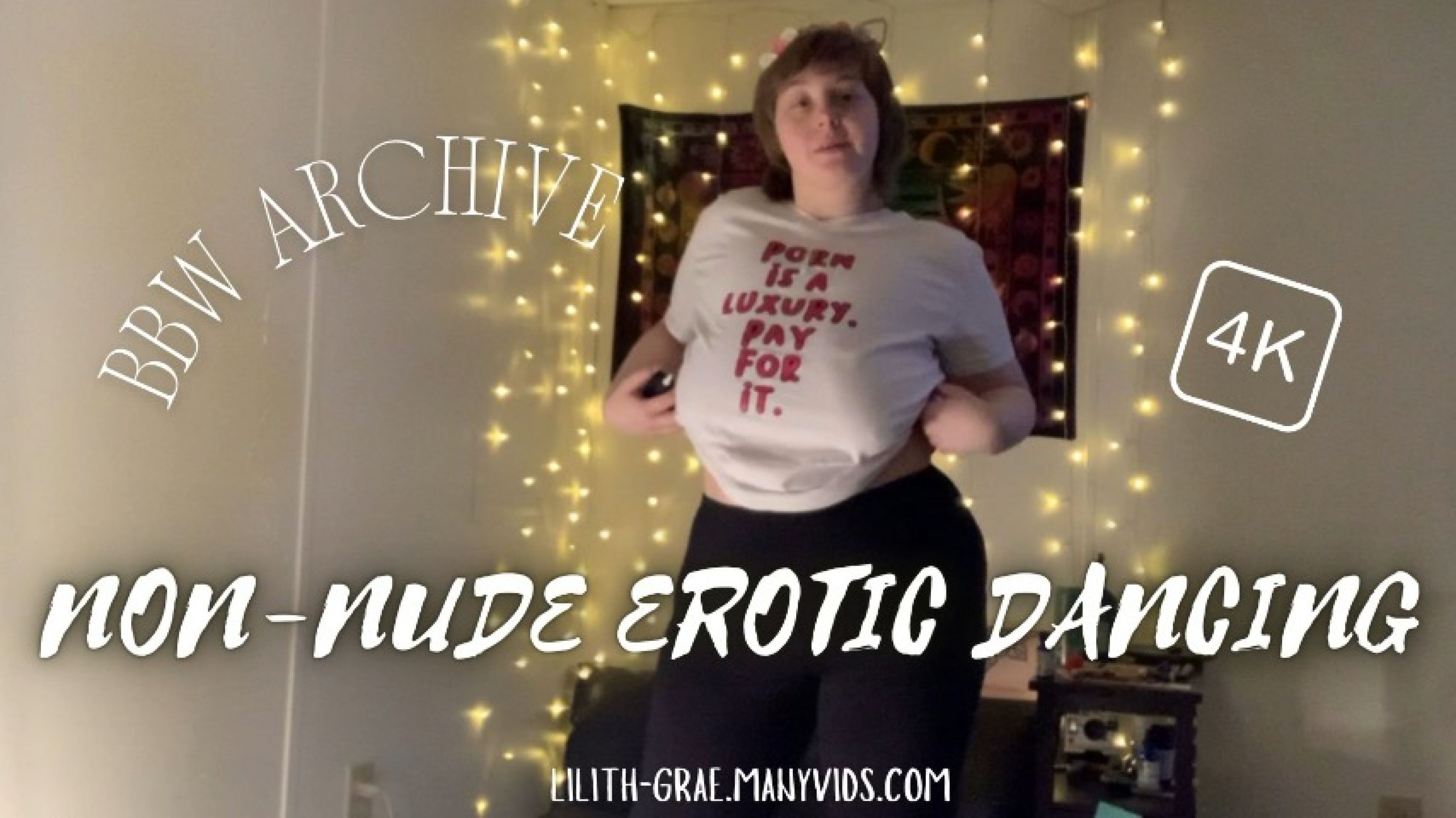BBW Archive Goddess Teasing Dance Non-Nude in 4K