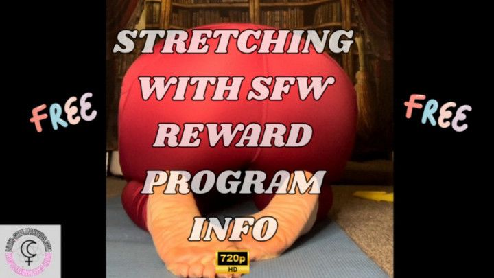 Free SFW Reward Program Info and Stretching in Yoga Pants HD
