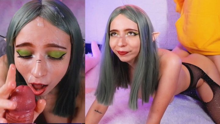 Submissive Petite Elf Used Like A Whore