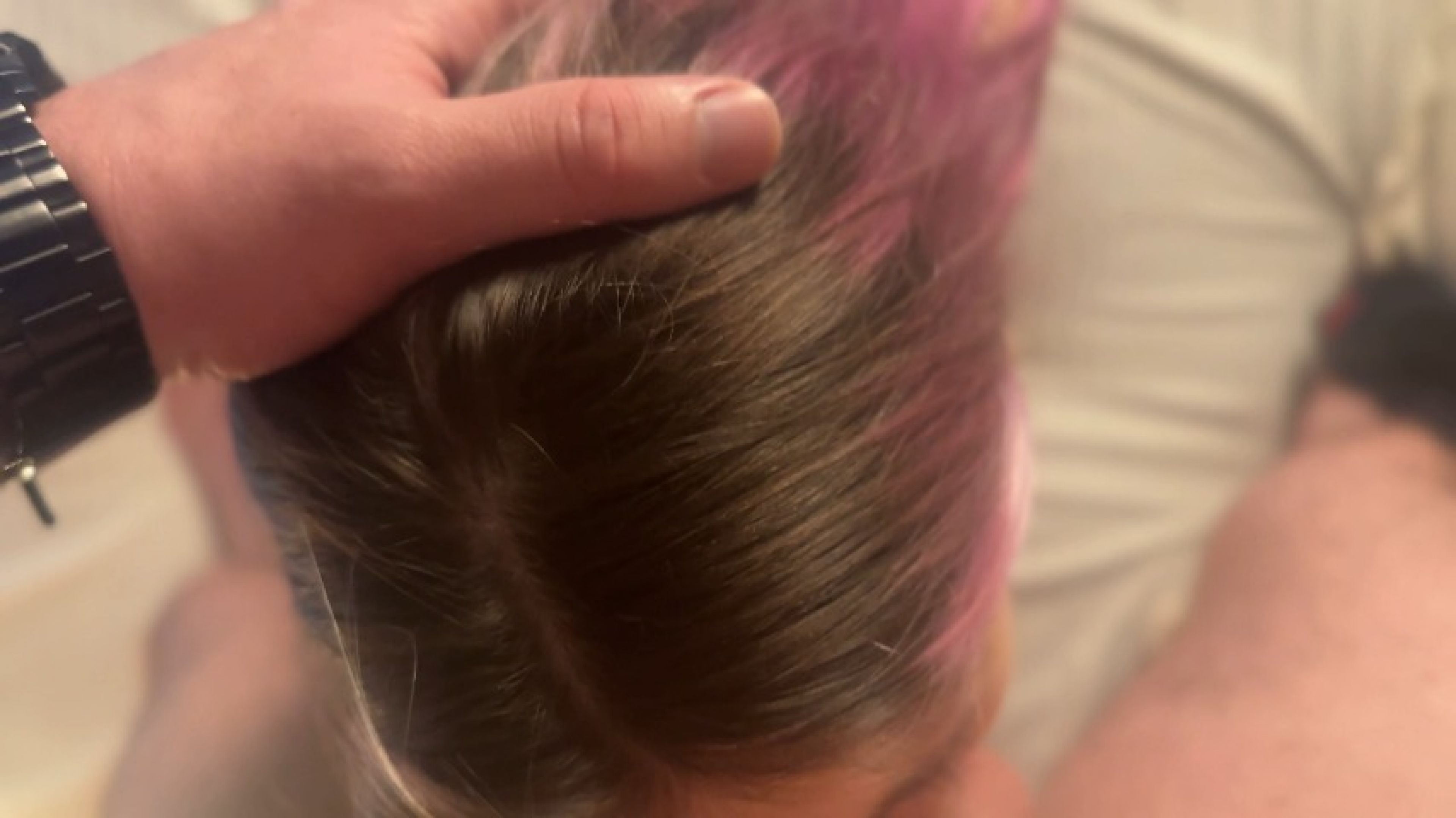 POV blowjob and balls licking