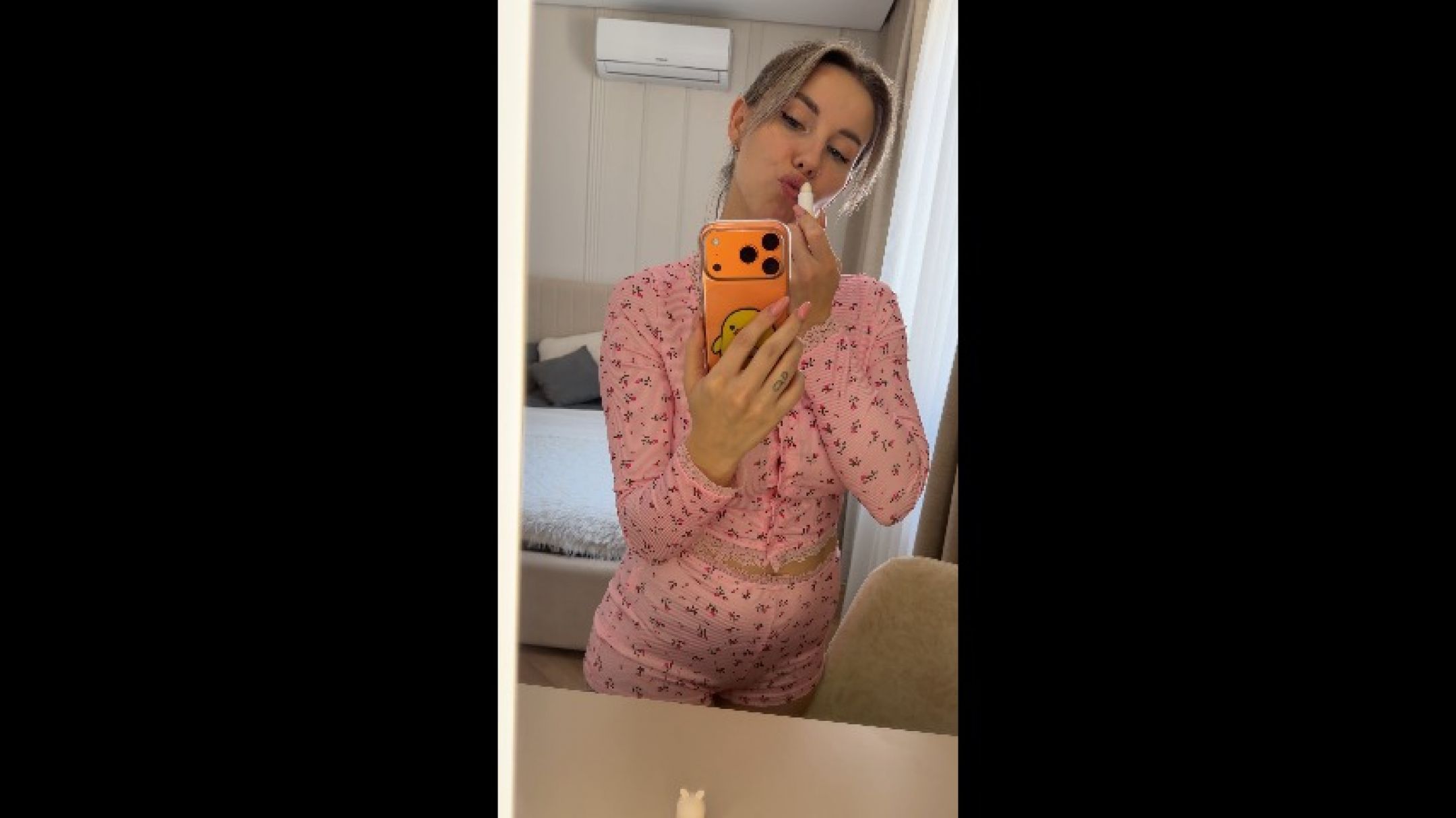 My cute pijama teasing