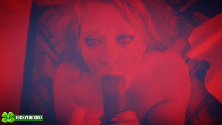 Lucky Gurl Ms Naughty Angel - Red Light Special POV Blowjob