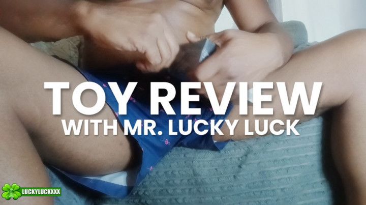 Mr. Lucky Luck Sex Toy Masturbation With A Huge Cum Shot