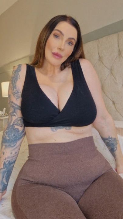 3-SFW watch step-mommy do some morning stretches