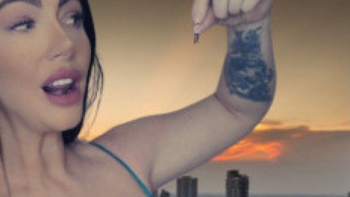 Giantess lactation milk spray video