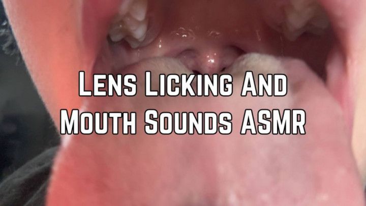 Lens Licking And Mouth Sounds ASMR 1080p
