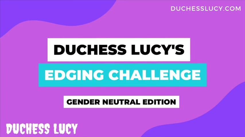 Gender Neutral Edging Challenge