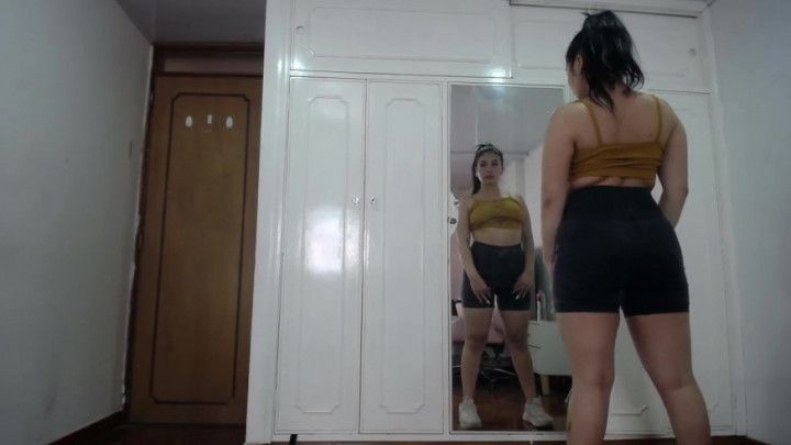 EXERCISING IN MY ROOM