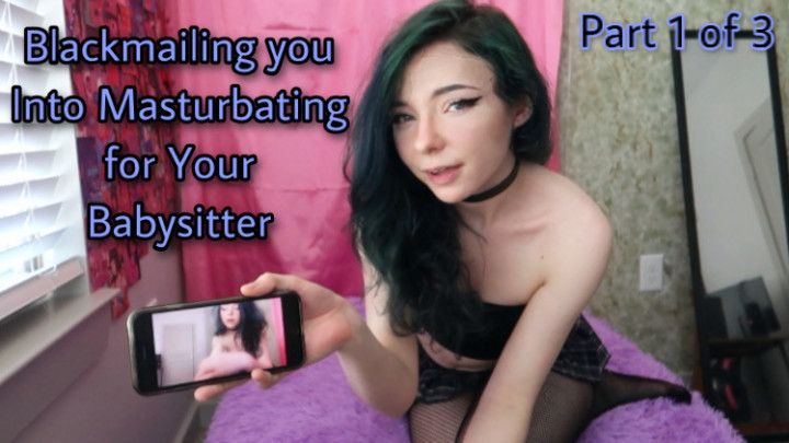 Babysitter Blackmails You To Masturbate