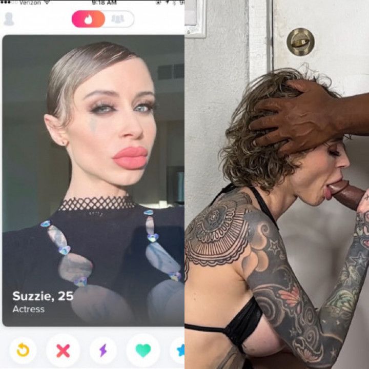 Hollywood actress meets on Tinder and takes first BBC