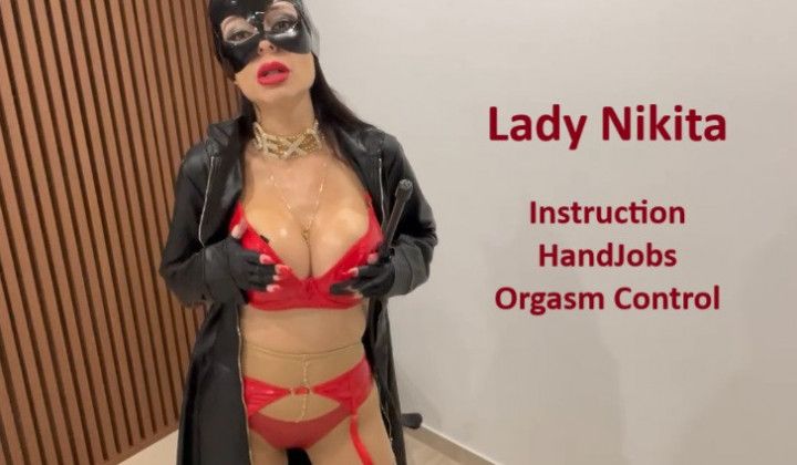 Orgasm control with BDSM instructions