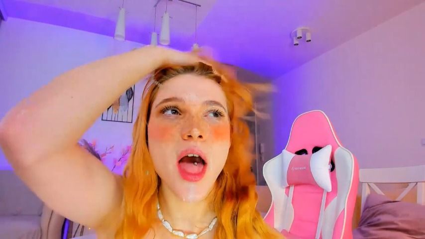 FACIAL fake cum show