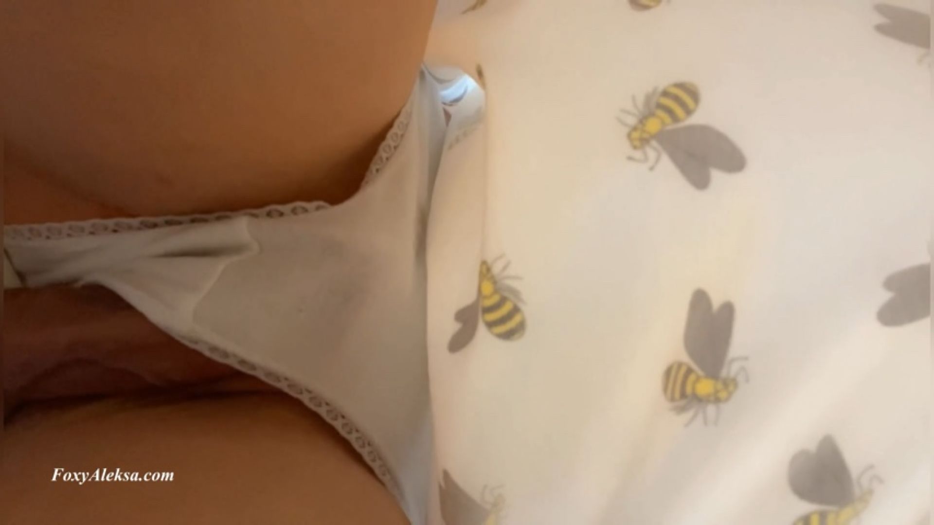 Hot rubbing my pussy under skirt. Stranger in my panties