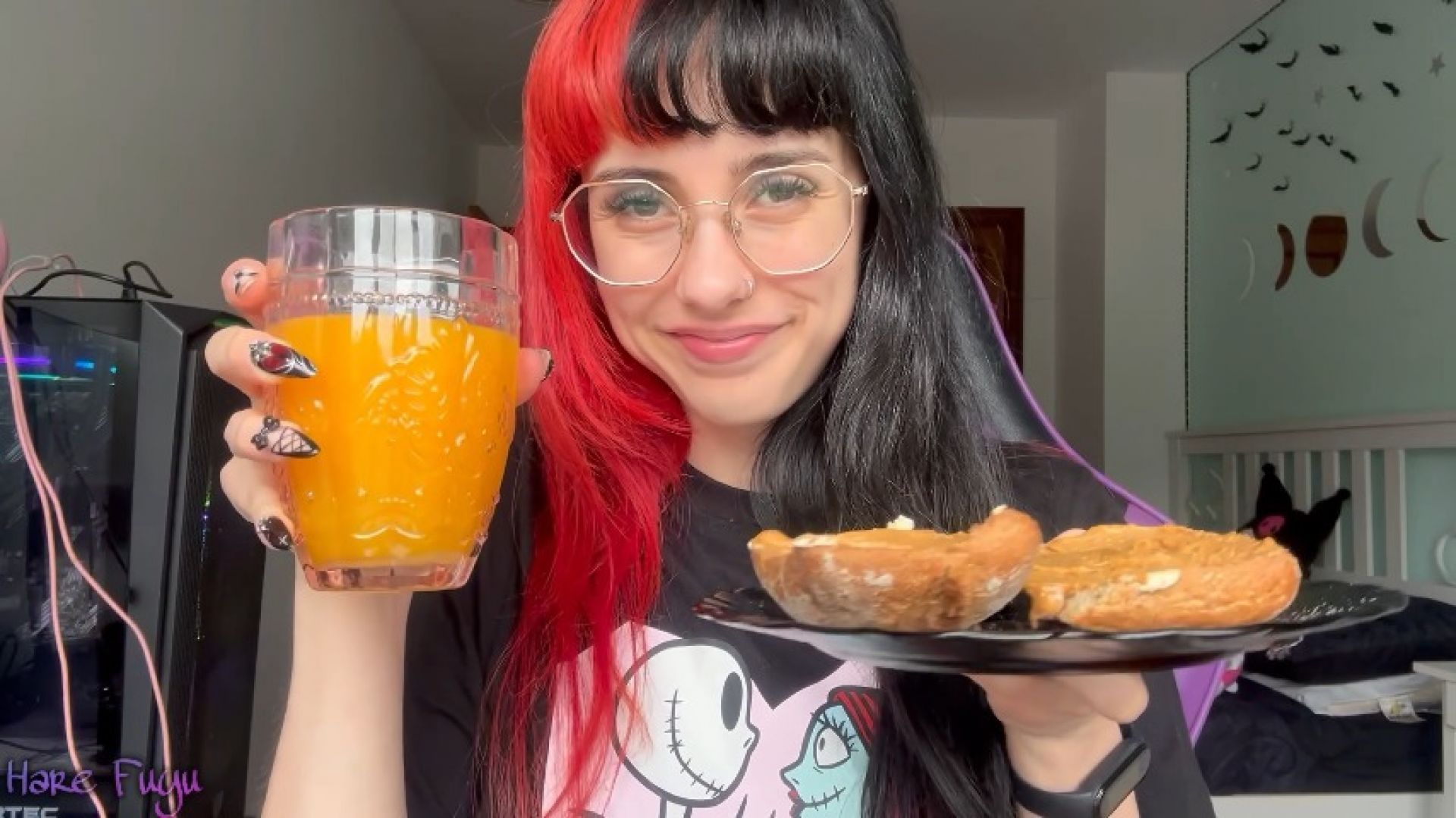 ASMR having breakfast with me