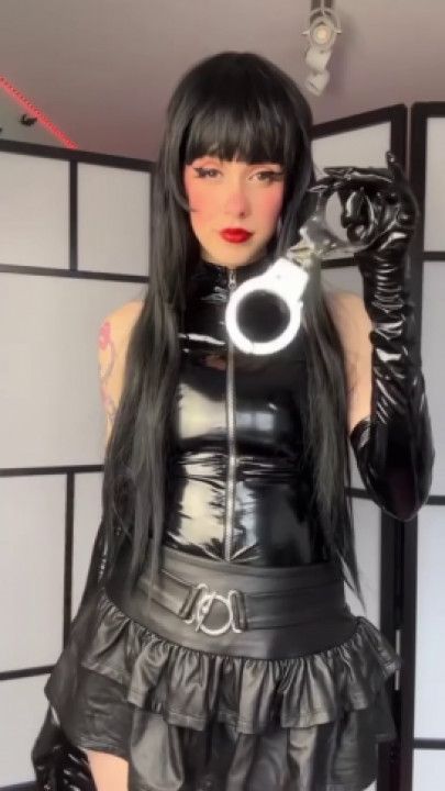 POV I put the handcuffs on you