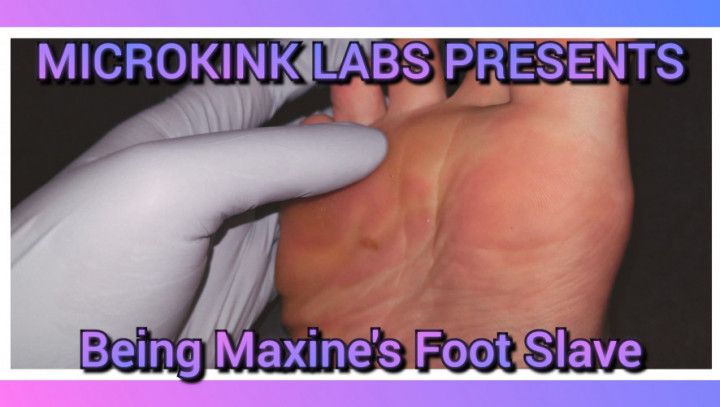 Being Maxine's Foot Slave