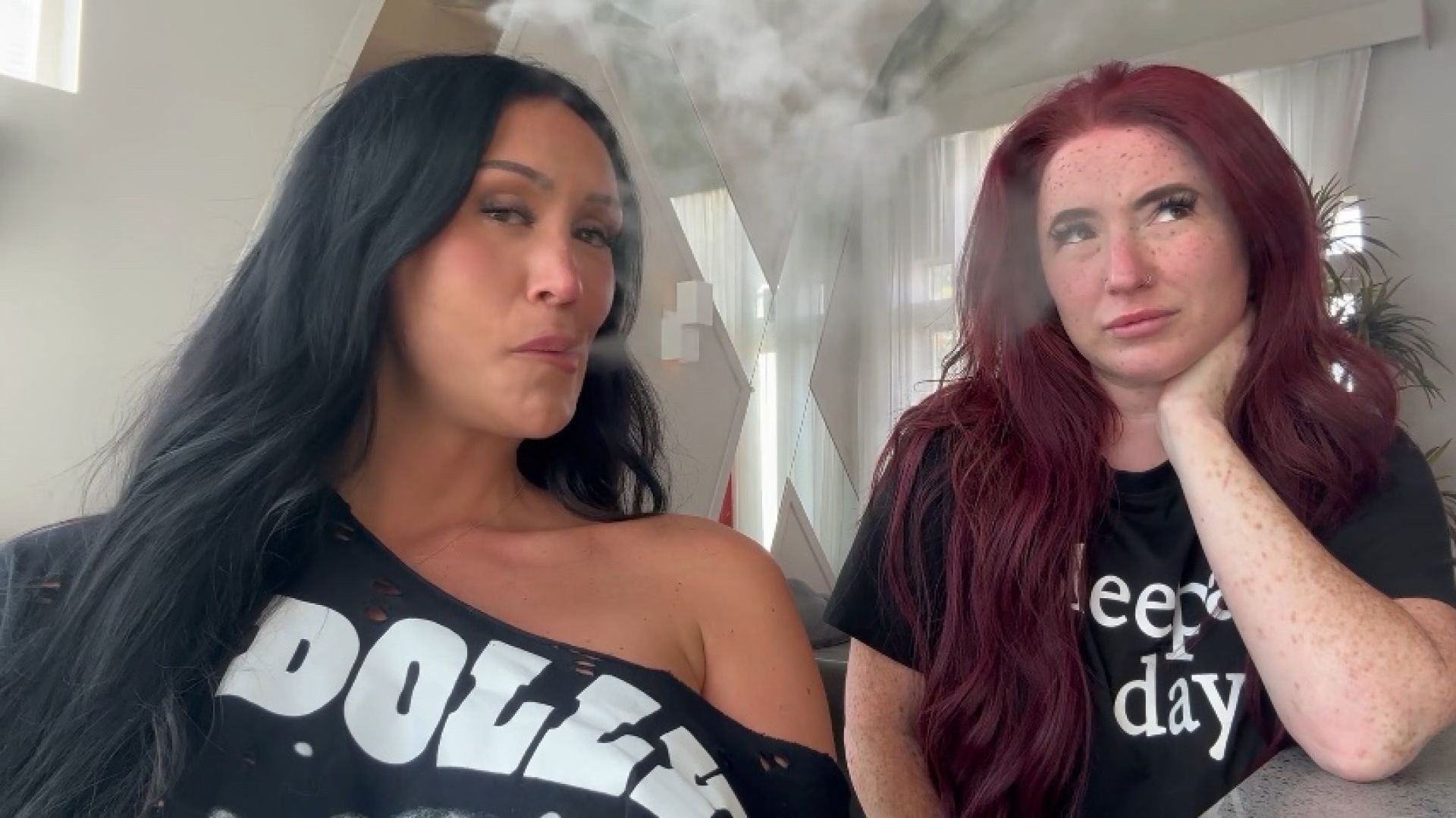 Smoking and coughing