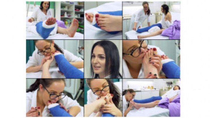 Dianna LLC Casted & Ready for Toe Suck