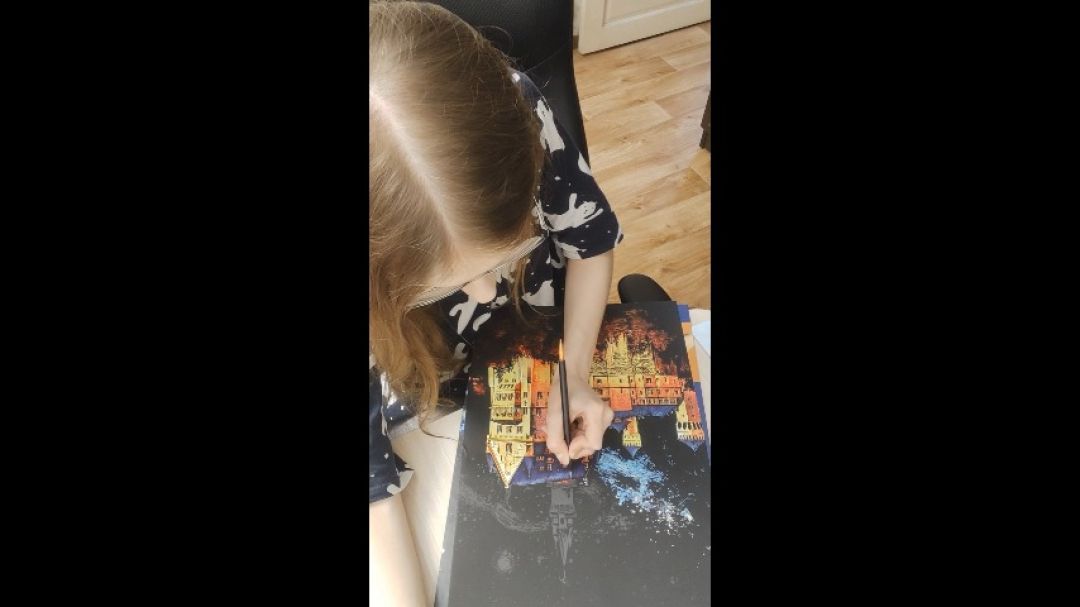 Showing you my new hobby - scratch drawing