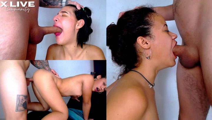 Impressive 1HOUR of Jazmin and her friend how they doDP+CUM
