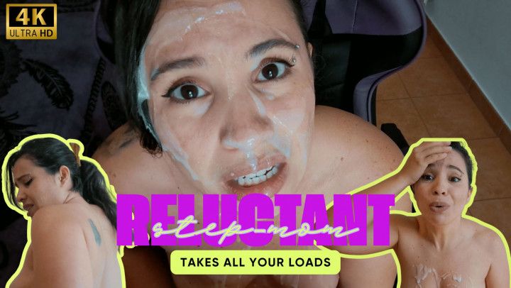 Reluctant Step-Mother Takes All Your Loads 4K